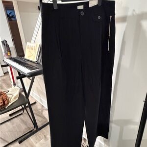 a new day Women's Black Wide Leg Pants